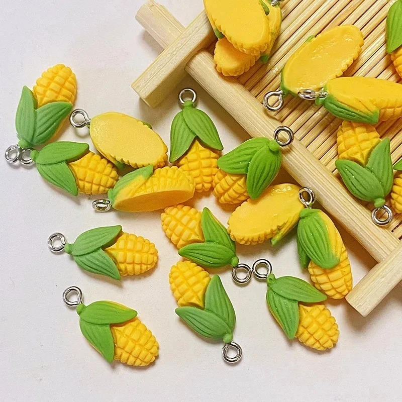 Resin Art Craft - 20 adet komik Mini mısır sebze