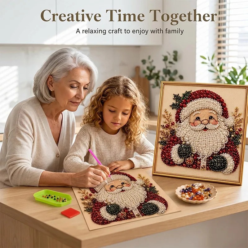 Resin Art Kits - Noel İnci Elmas Boyama Sanat Seti