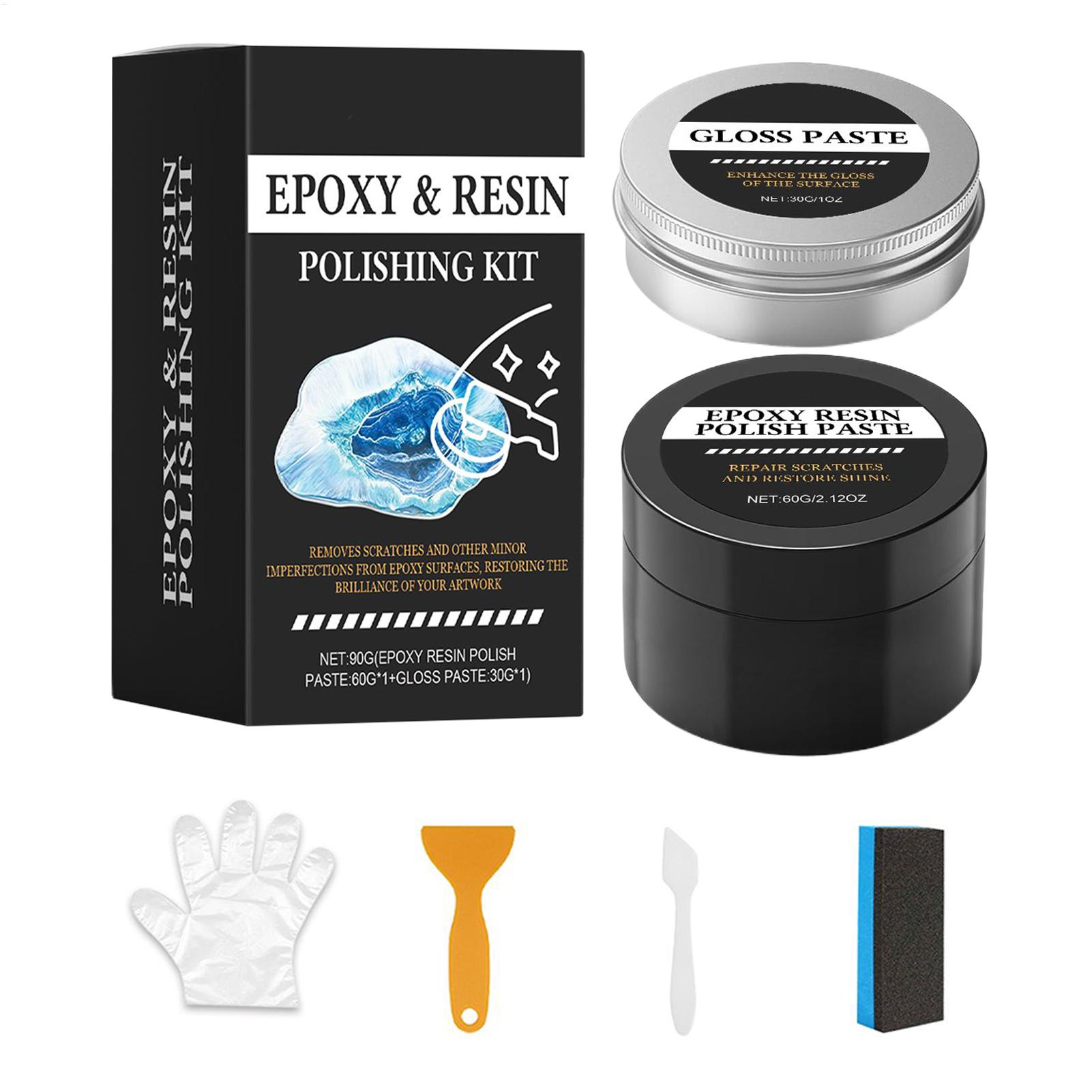 Resin Art Kits - Epoksi reçine yüksek parlaklıkta parlatma macunu