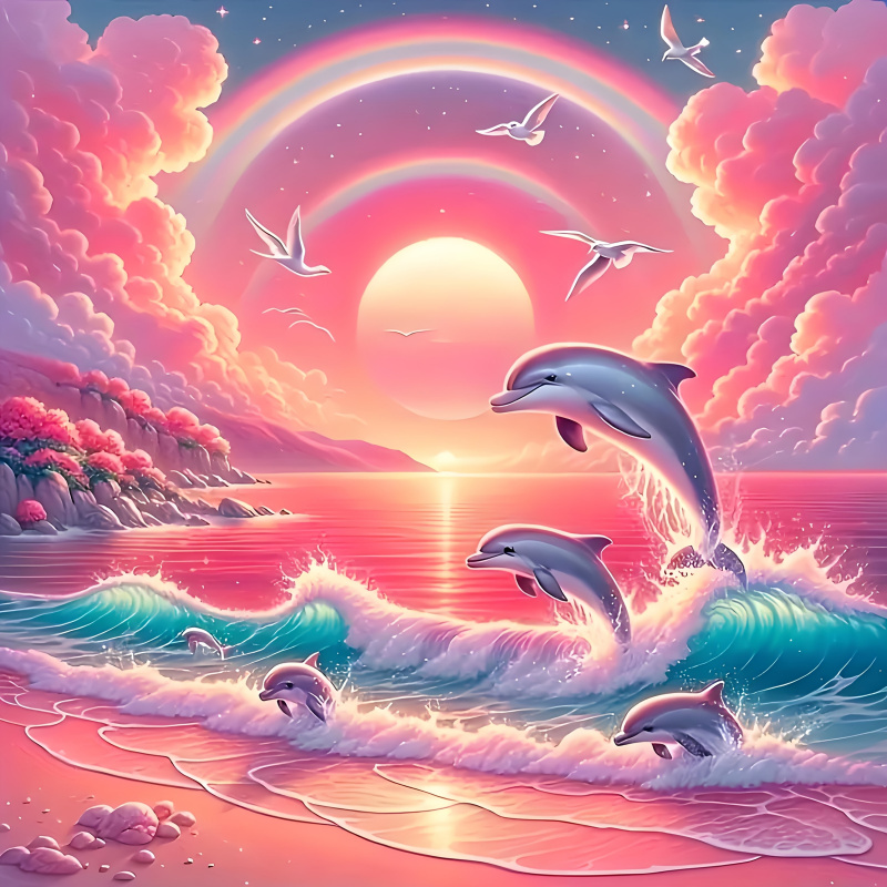 Elmas Boyama Seti, Pembe Gökyü - Resin Art Kits incelemesi ve fiyatı