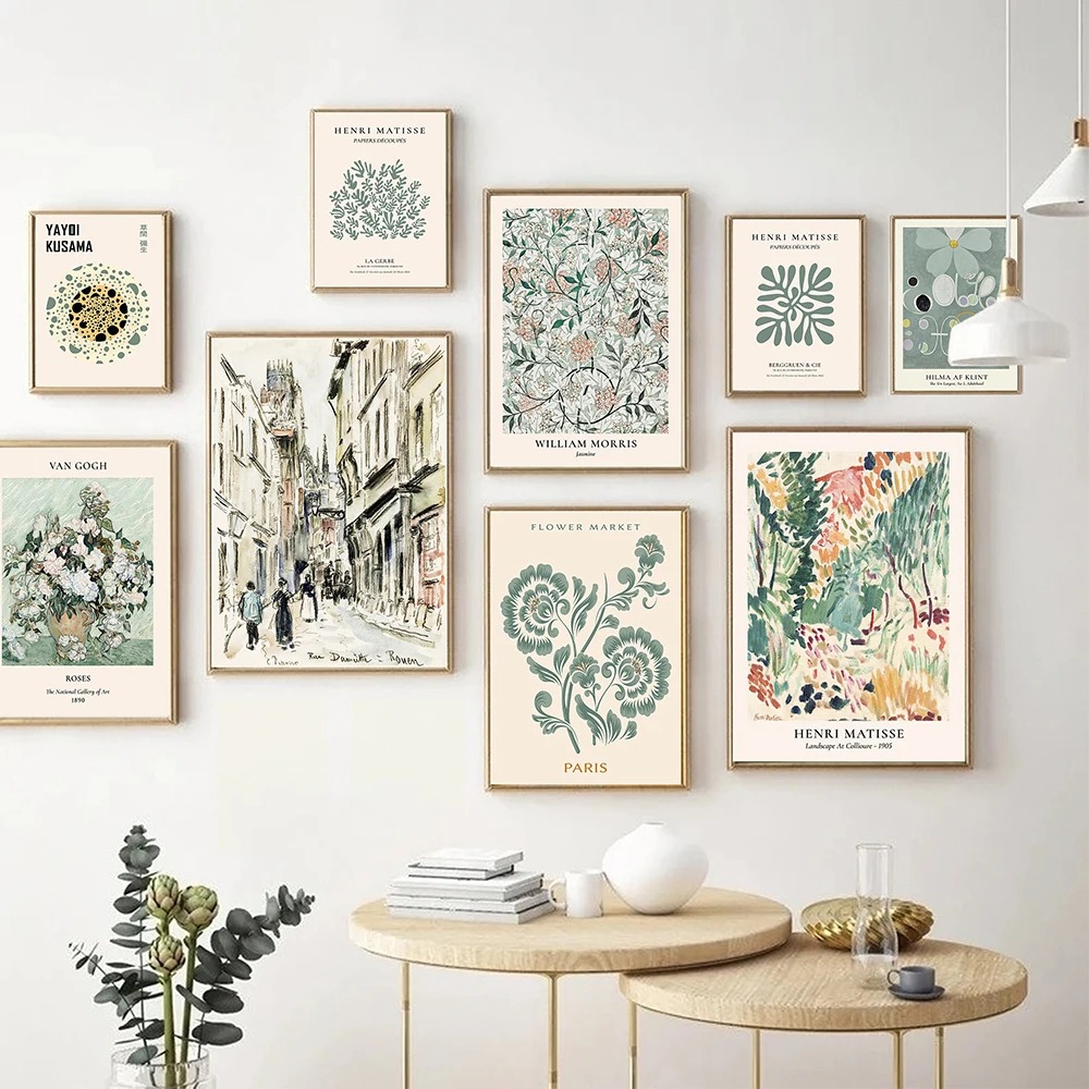 Soyut Matisse Çiçek ve Yaprak  - Resin Art Gallery incelemesi ve fiyatı