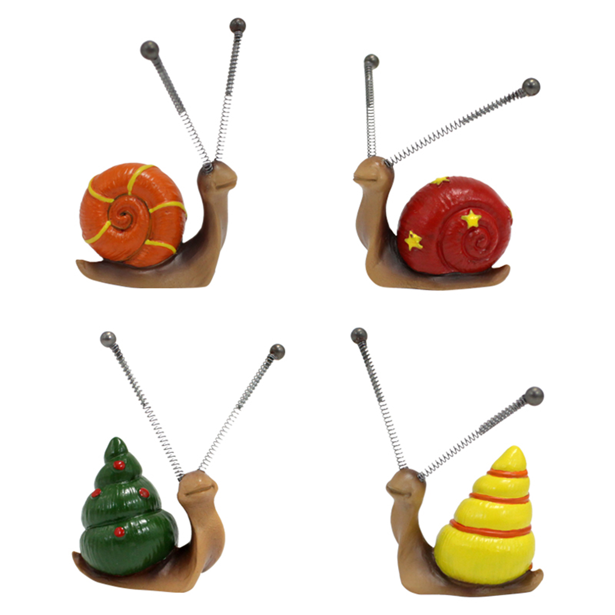 4 adet, Mini Salyangoz Heykel  - Resin Art Sculptures incelemesi ve fiyatı