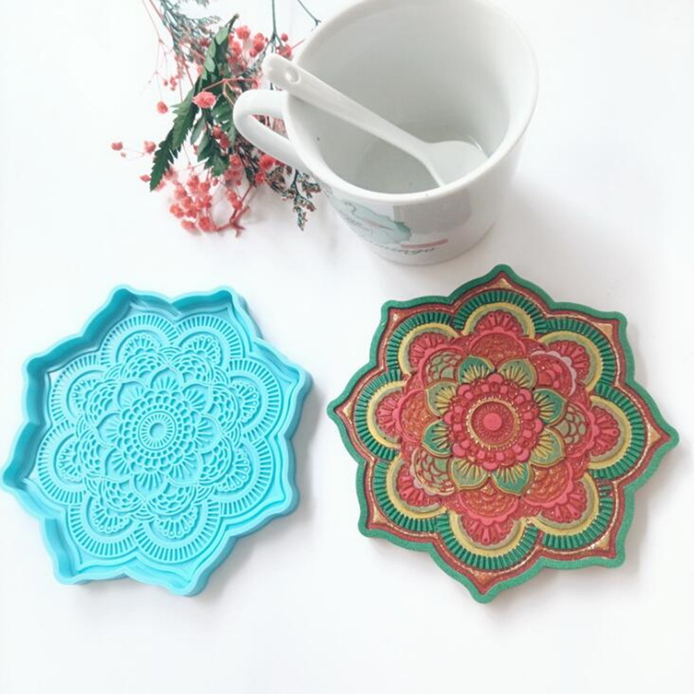 Mandala Coaster silikon kalıp  - Resin Art Tray incelemesi ve fiyatı