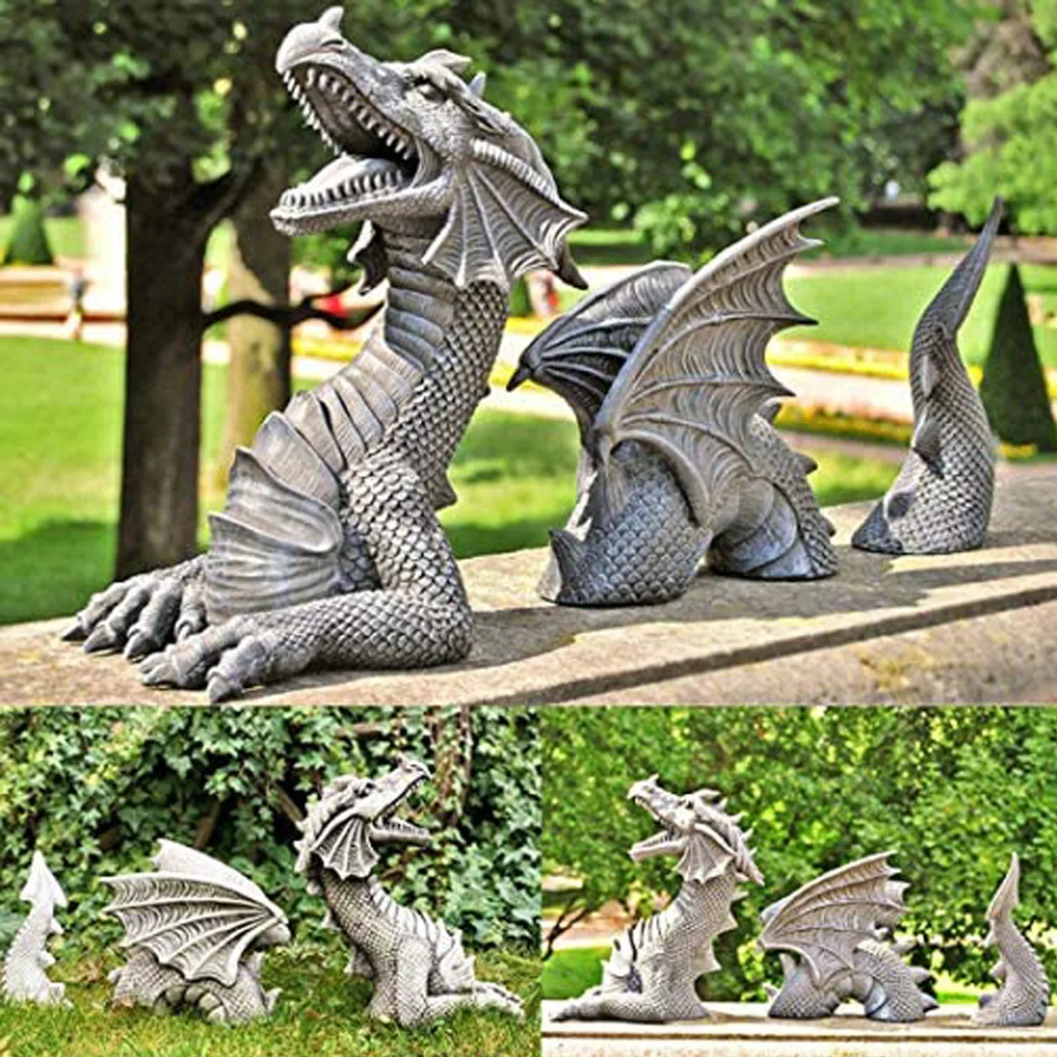 Ejderha heykeller reçine dev ç - Resin Art Sculptures incelemesi ve fiyatı