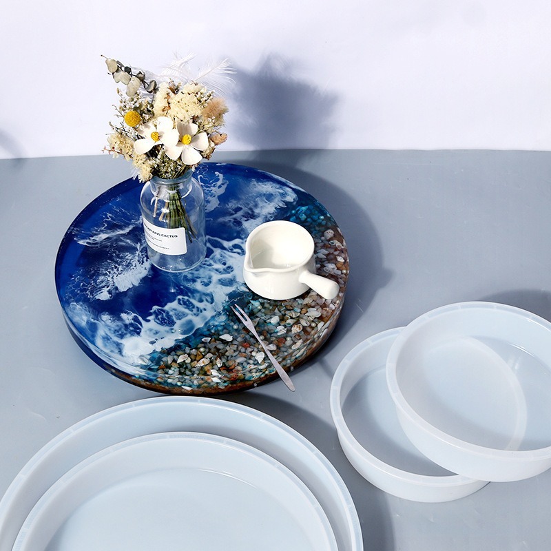 Yuvarlak Epoksi Masa Reçine Ka - Resin Art Tray incelemesi ve fiyatı