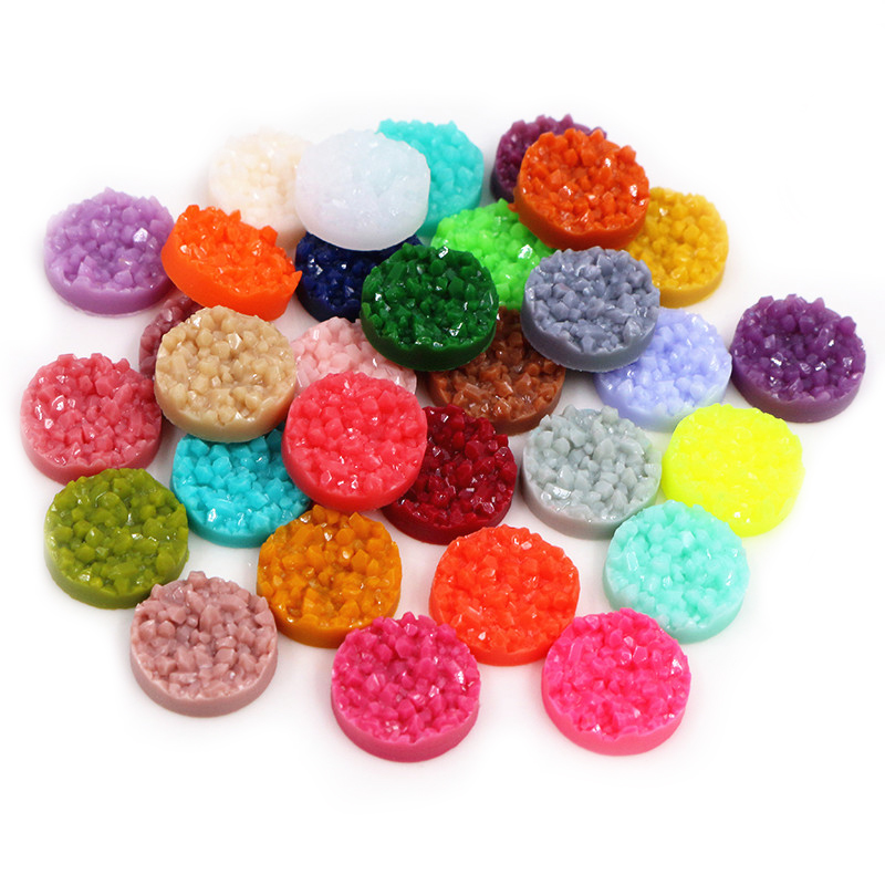 40 adet Reçine Druzy Cabochons - Resin Art Jewelry Kit incelemesi ve fiyatı