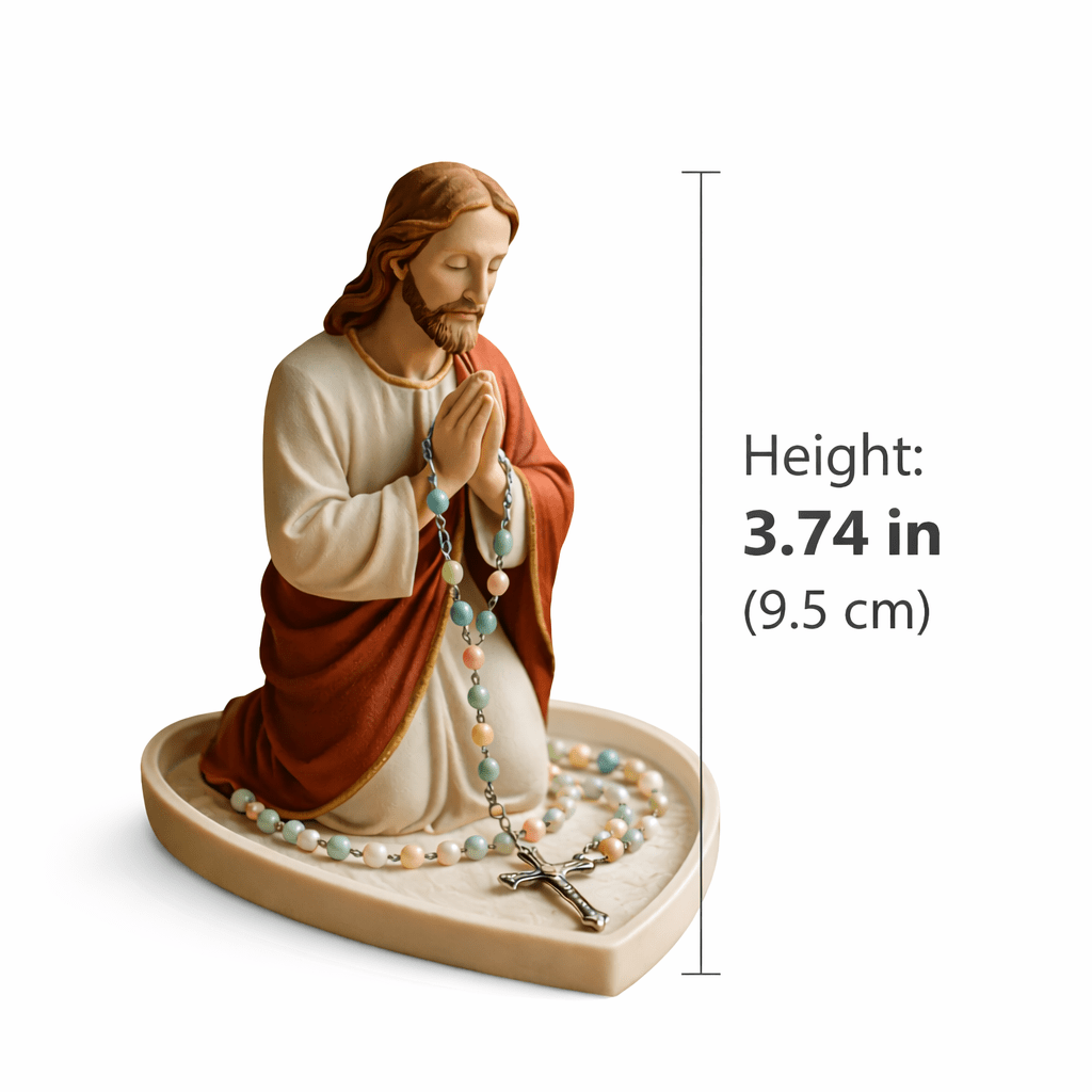İsa Meryem Ana Dua Eden Heykel - Resin Art Tray incelemesi ve fiyatı