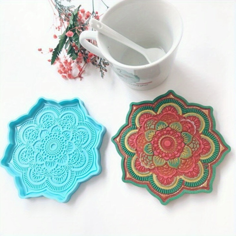 Mandala Coaster silikon kalıp  - Resin Art Tray incelemesi ve fiyatı