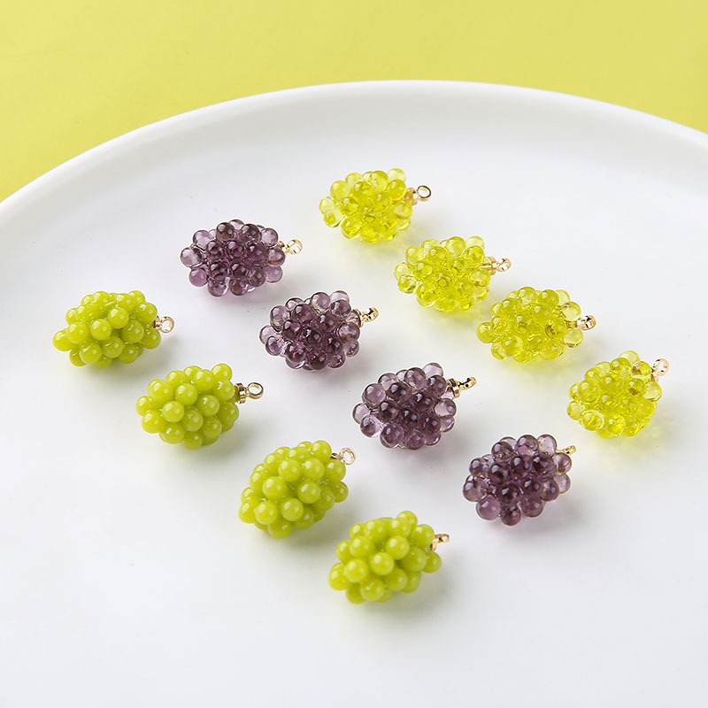 6 adet Sevimli Küçük Üzüm Reçi - Resin Art Jewelry Kit incelemesi ve fiyatı