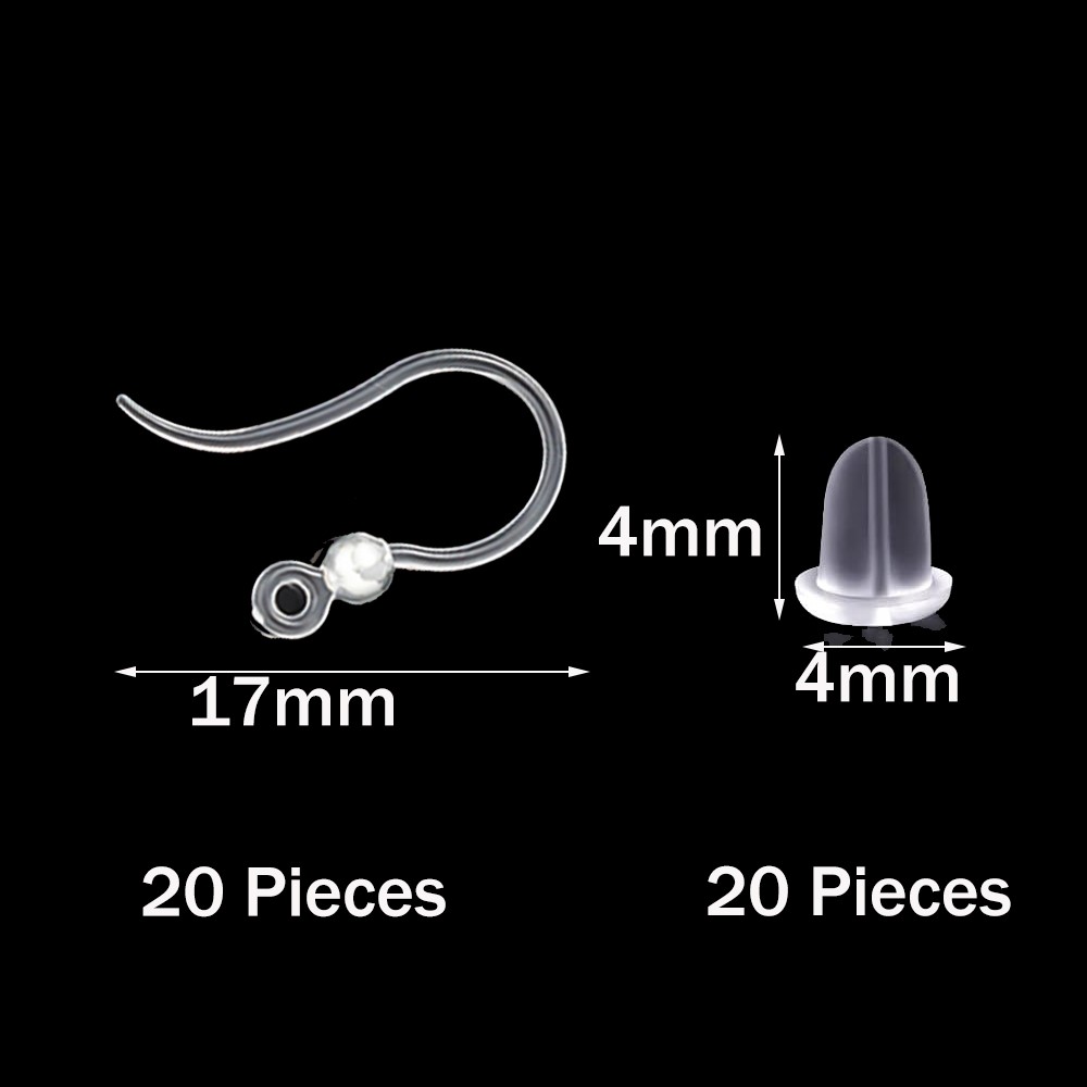 40 adet Şeffaf Plastik Küpe Ka - Resin Art Jewelry Kit incelemesi ve fiyatı